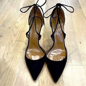 Aquazzura, suede pointed heels